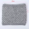 Wholesale-2019 Fashion Winter Warm Brushed Knitted Neck Scarves Fleece Warmer Circle Outdoor Ski Climbing Scarf for Men Women