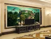 3Dデジタルプリント壁紙ジュラシックパークドリーム3Dステレオテレビ背景壁の装飾的な壁紙