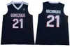 2021 Gonzaga Bulldogs College Basketball Jerseys ZAGS 21 Rui Hachimura 1 Jalen Suggs 24 Corey Kispert 2 Drew Timme Vintage John Stockton White Stitched Shirts
