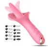 Khalesex 10-Gang-Zungenvibratoren für Frauen, Klitoris, Vagina, G-Punkt-Massage302Z