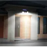 Lampada solare da esterno 30LED Faretto con sensore di movimento PIR a doppia testa Faretto da parete regolabile impermeabile per patio Prato Piscina Cortile Garage Giardino