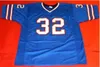 Uf Chen37 custom Front and back mesh fabric BLUE OJ SIMPSON High quality full embroidery College Jersey SIZE S-5XL or custom any name or number jersey