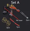 Nowy laser Slingshot Czerwony Polowanie Slingshot Outdoor Silne Fishing Slingshot Strzelanie Strzałka Strzałka Bow Fishing Gry na świeżym powietrzu