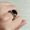 36 pcs Hommes Femmes Bague En Alliage D'argent Avec Émail Noir Clair En Gros Strass Pierre Charme Anneau Unisexe Unique Bijoux Marque Nouvelle Taille Mixte