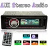 Freeshipping Car Radio 1 Din Stereo Audio MP3 Player 12V In-dash Single FM Receiver Aux Receiver USB SD Remote Control