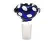 Venta directa del fabricante de accesorios de tubería de vidrio coloreado Boquilla de humo de olla de tabaco de agua