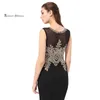 Sjöjungfrun spetspärlor sexiga svarta prom festklänningar 2019 sexig elegant vestidos de festa kväll tillfälle ärmlös klänning lx3607973705