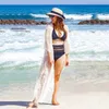 Sarongs Women Swimwear Bikini Cover Up Beachwear Kaftan 2021 Summer Beach Long Maxi Dress1