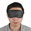 Schwarze Augenmaske aus Polyester-Schwamm, Schattenabdeckung, Augenbinde-Maske zum Schlafen, Reisen, weiche Polyester-Masken, 4-lagig, kostenloser DHL