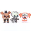 24 шт / комплект пять ночей В Freddys Freddy Toys 5-7cm Бонни Foxy Fazbear медведь ПВХ Действие Цифры партии подарка DHL