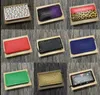 Men Women Genuine Cow Leather Red Line With Spikes Fashion Wallets Ladies New Party Wallets Holders250Z