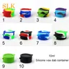 Pots de cire en Silicone Dab, récipient d'huile d'herbes sèches pour boîtes de stockage de concentré, bouteille ronde en Silicone