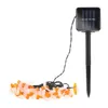 Nowy Słoneczny zasilany Cute Honey Bee Led String Fairy Light 20leds 30leds Bee Outdoor Ogrodowy Ogrodzenie Patio Boże Narodzenie Garland Lights