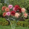Fałszywy krótki trzon Pincus Chrysanthemum 27.17 "Długość Symulacja Leucospermum CordiFolium Do Wedding Home Dekoracyjne Sztuczne Kwiaty
