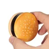 3 Layer Hamburger Metal Herb Grinder Cookie Biscuit Zinc Alloy Tobacco Grinders Shark Teeth Burger Cute Design Muller Smoking Accessory