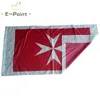 Civil Ensign av Malta flagga 3 * 5ft (90cm * 150cm) Polyester flagga banner dekoration flygande hem trädgård flagga festliga gåvor