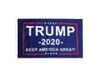 150x90cm Trump 2020 Flagga dubbelsidig tryckt Trump Flagga för president USA Flagga