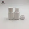 100 pcs 15ml branco vazio branca comprimido frascos pequenos recipientes de medicina plástica com tampas