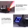 1500W 123W LED Multiang Fog Machine التأثير الخاص آلة الضباب 6 قنوات اللاسلكية التحكم في آلة الدخان مرحلة الضوء 3590637