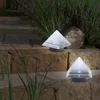 ブランゴセンサーの太陽グラウンドライトピラミッド形の地下埋葬ライト屋外ガーデン芝生のパスランプ1pc
