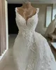 2020 сверкающие русалки свадебное платье Милая ярусных кружевных аппликаций с блестками без рукавов без рукавов без рукавов