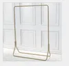 Landing coat hanger Golden clothing racks Bedroom Furniture Simple display of men's and women's clothes Underground art 228O