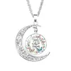 Hochwertige Bibelverse-Anhänger-Halskette aus Edelstahl mit Glas-Cabochon-Charms für Frauen, christlicher Zitat-Schmuck, Collecti4067728