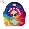 P2 atacado neoprene almoço saco de cores lisas saco de piquenique preto lancheira crianças vermelhas boa qulity bento recipiente