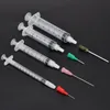 50pcs/set 1ml 3ml 5ml 10ml Luer Lock Syringes with 50pcs 14G-25G Blunt Tip Needles and Caps for Industrial Dispensing Syringe