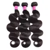 Capelli vergini umani indiani crudi 3 pacchi con estensioni dei capelli tinti onda frontale del pizzo 13X6 con 13 per 6 frontali 1030 pollici Ruyib9001327