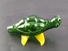 Nyast färgglada pyrex glas bong rökning pipe sköldpadda sköldpadda form bärbar dölja dekoration innovativ design högkvalitativ varm tårta dhl