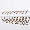 Open Curtain Ring Window Curtain Hooks Accessories Metal Hanging Ring Curtains Clips Tools 38mm Curtain Hook