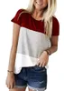 Maternity Striped Tees Nursing Tops Kort Långärmad Runda Nack Blouses SHIRTS Amning T Shirt Kläder Casual Maternity Clothings