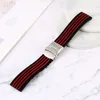 Schwarz, Blau, Rot, Weiß, 18, 20, 22, 24 mm, Gummi-Uhrenarmband, Silikonband, gerade Enden, Taucherwasserdicht, Ersatzarmband, Weiß, Faltung233p