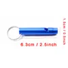 Whole Mini Aluminum Dog Whistles For Training With Keychain Key Ring Outdoor Survival Emergency Exploring Puppy Whistles DBC B5136175