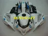 Motorcykel Fairing Kit för Honda CBR600RR F5 07 08 CBR600 RR CBR 600RR 2007 2008 Top White Blue Black Fairings Set + Gifts HC05