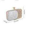 Mulheres Wedding Party Ladies Bag Designer-Glitter Evening Clutch Handbag Prom Bolsa Cadeia