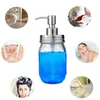 70 MM Mason Jar RVS Zeep en Lotion Vervanging Pomp Lotion Dispenser Deksels voor Badkamer Keuken Lotion Dispenser Polish Geen Potten