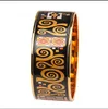 Klimt Series 18K Braccialetto per braccialetto in oro placcato oro per donna Braccialetti di alta qualità Braccialetti Bangles Larghezza 30 mm Gioielli di moda per regalo