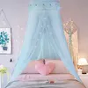 Rede de mosquito romântico para cama de casal SingleDoor Dome Holding Curtain Princess Reding Canopy Room Decoration Y200417