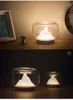 Mountain Mountain Night Light Bedside Desktop Table Lampe Black Technologie Lumineuse Fish Tref de fleur Décoration de fleur Unique Gift250T