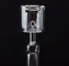 Quartz Thermique Banger Nail 10mm / 14mm / 18mm Double Tube Quartz Nails Conseils Banger Pour Fumer Pipes Bangs en verre