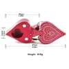 Vente chaude 67mm Poker Card Heart Metal Pipe Pliable Portable Women's Pipe