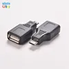 Micro-USB-zu-USB-Buchse, OTG-Host-Adapter für Mobiltelefon, Tablet, angeschlossene Flash-Disk-Maus, Schwarz