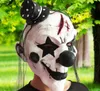 halloween creepy clown masks party festival cosplay rubber clown wigs hat funny spoofs trick mask cap fancy costume ball mask prop