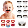 Dummies Pacifier Baby Cute Funny Maternity Toddler Child Teething Nipples Moustache tooth Pacifiers Rabbit teeth beard pacifier free TNT