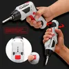 42st Electric Screwdriver Drill Mini Rotary Too Kit Multifunktionellt Power Tool Set med mångsidiga tillbehör för skruvmejsel237h