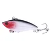 Minnow iscas de pesca vib 5cm 6g 8 ganchos vi007 plástico duro isca vara isca de pesca crankbait moq 50 pçs 21691435093415