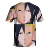 Fashion 3D T Shirts Skriv ut katt Mäns Kvinnor Tshirt Anime Short Sleeve Tees O-Neck Tops Cartoon Tshirt 126