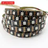 5M 72LEDs/m APA102 LED Strip Light 5V Addressable 5050 SMD RGB Pixel Digital Flexible Tape TV Lamp APA-102C,Black PCB,Non-waterproof IP20